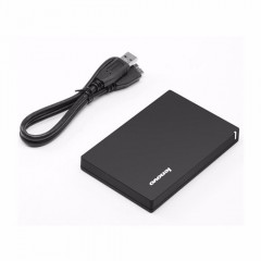 积分商品-联想（lenovo）原装小黑1T移动硬盘 小巧轻薄 USB3.0高速传输